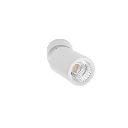 Surface Led Movable Cylinder Downlight Round White 3000K 10W
