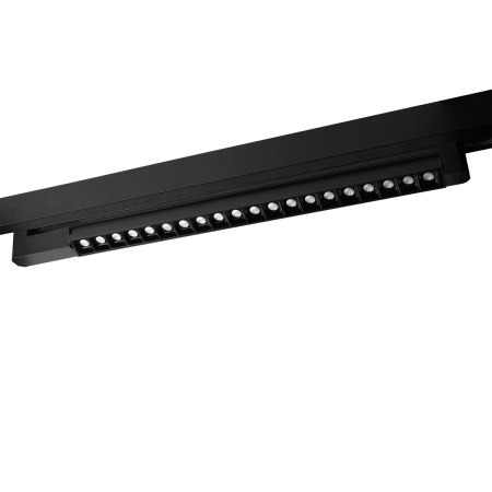 Led Fixted Dots Track Spot Light 68Cm 40W Black 3000K