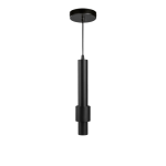 Cylinder pendant light 3*40 Black 10W