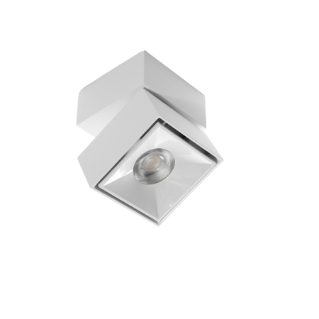Surface Led Movable Cylinder Downlight Square White 3000K 10W